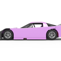 Asphalt Outlaw Super late model 1:25 - Thumbnail 8