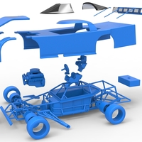 Asphalt Outlaw Super late model 1:25 - Thumbnail 24