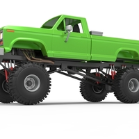 Wheel Standing Mega Truck Scale 1:25 - Thumbnail 2