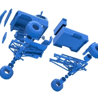 Wheel Standing Mega Truck Scale 1:25 - Thumbnail 19