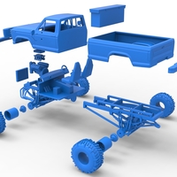 Wheel Standing Mega Truck Scale 1:25 - Thumbnail 24