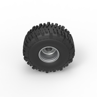 Wheel from Wheel Standing Mega Truck 1:25 - Thumbnail 6