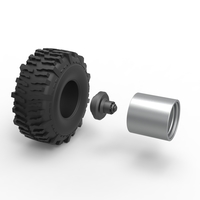 Wheel from Wheel Standing Mega Truck 1:25 - Thumbnail 10