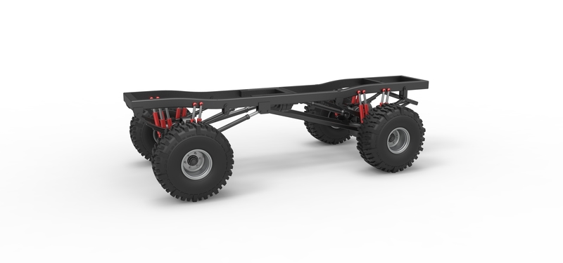 Chassis of Wheel Standing Mega Truck 1:25