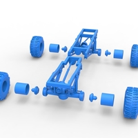 Chassis of Wheel Standing Mega Truck 1:25 - Thumbnail 19