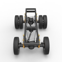 Chassis of Monster Truck with semi truck wheels 1:25 - Thumbnail 7