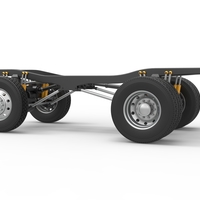 Chassis of Monster Truck with semi truck wheels 1:25 - Thumbnail 12