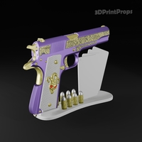 Joker colt Cosplay Gun Prop - Thumbnail 4