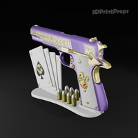 Joker colt Cosplay Gun Prop - Thumbnail 5