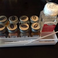 Model Paint Tray for Testors 1/4 fl oz Bottles - Thumbnail 2