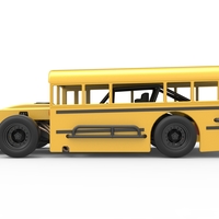 Outlaw Figure 8 Modified stock car as School bus 1:25 - Thumbnail 9