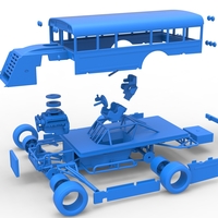 Outlaw Figure 8 Modified stock car as School bus 1:25 - Thumbnail 22