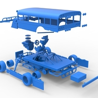 Outlaw Figure 8 Modified stock car as School bus 1:25 - Thumbnail 24