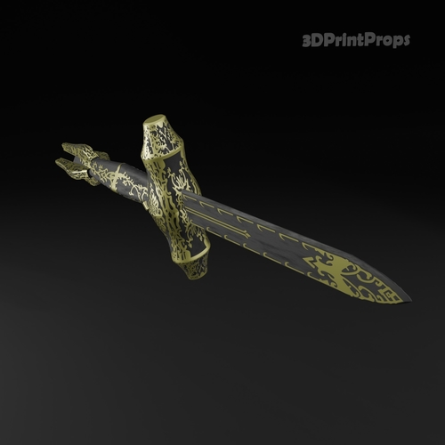 Ebony dagger | The Elder Scrolls Oblivion 3D Print 548895