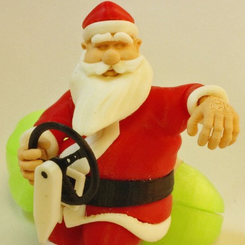 Santa's New Sleigh 3D Print 54890