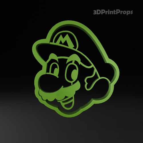 ​Super Mario Cookie Cutters 3D Print 548904