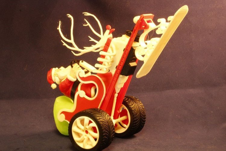 Santa's New Sleigh 3D Print 54893