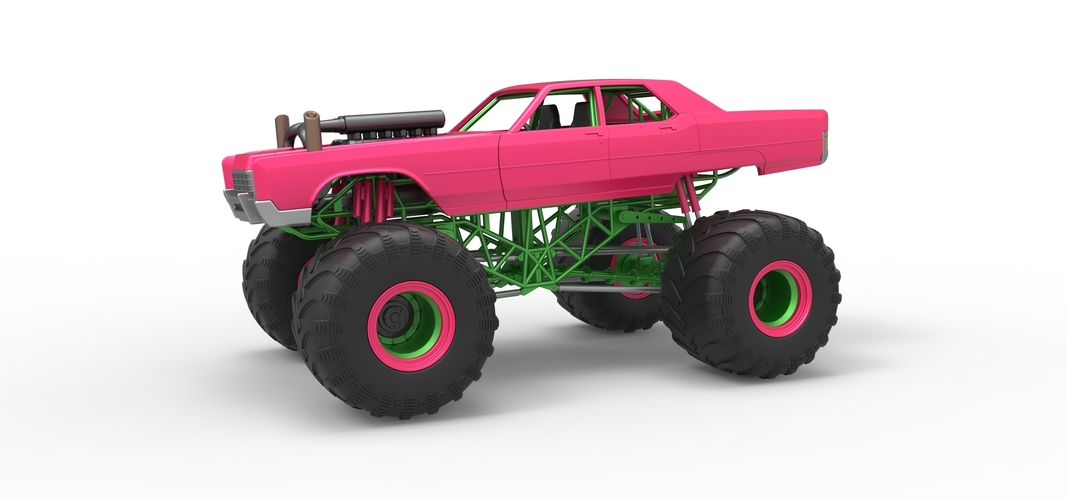 Monster Truck Concept Scale 1:25 3D Print 549102