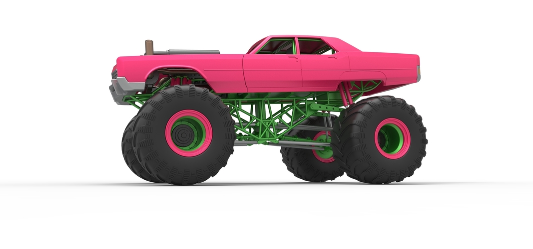 Monster Truck Concept Scale 1:25 3D Print 549103