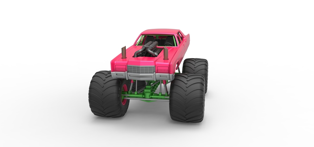 Monster Truck Concept Scale 1:25 3D Print 549106