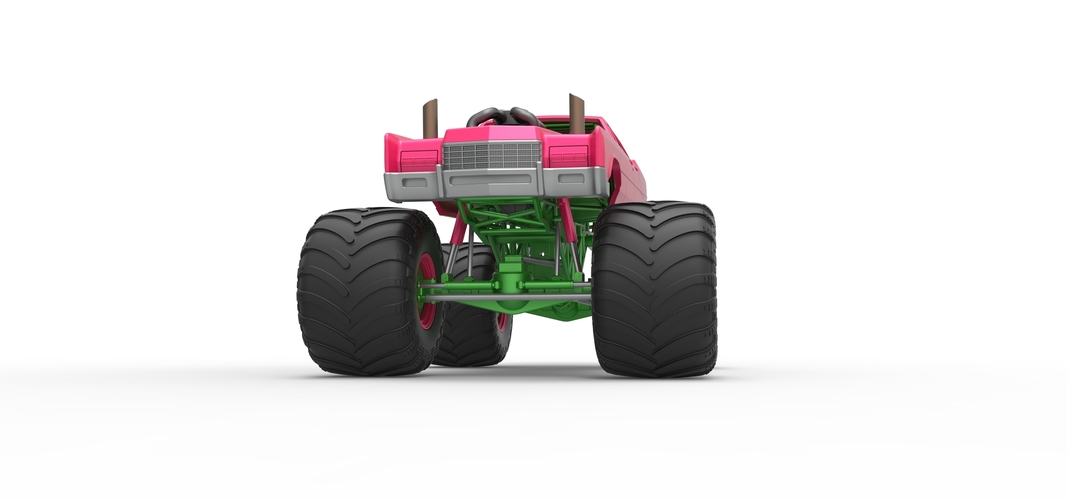 Monster Truck Concept Scale 1:25 3D Print 549107