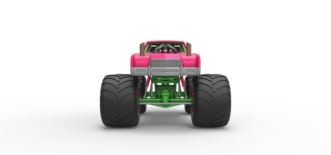 Monster Truck Concept Scale 1:25 3D Print 549108