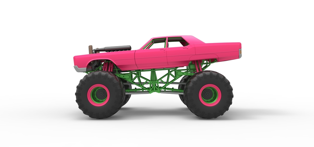 Monster Truck Concept Scale 1:25 3D Print 549110