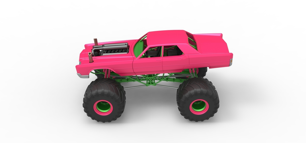 Monster Truck Concept Scale 1:25 3D Print 549111