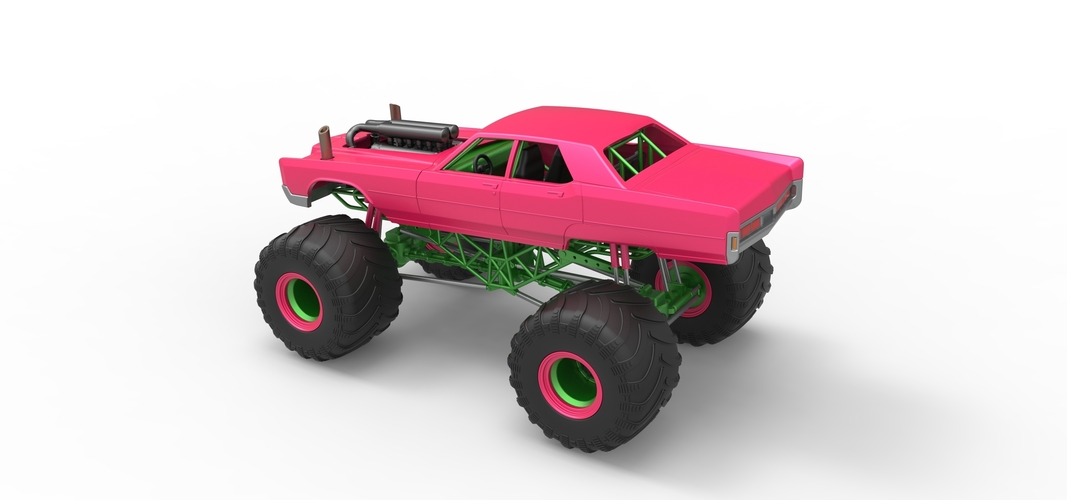 Monster Truck Concept Scale 1:25 3D Print 549113