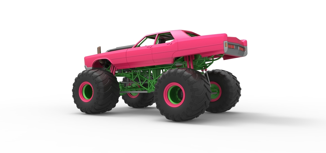 Monster Truck Concept Scale 1:25 3D Print 549114