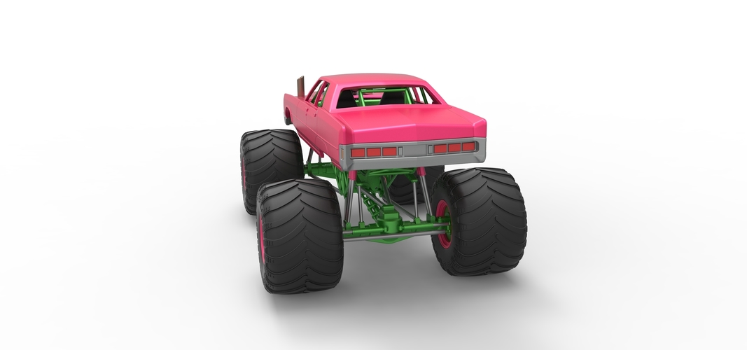 Monster Truck Concept Scale 1:25 3D Print 549115