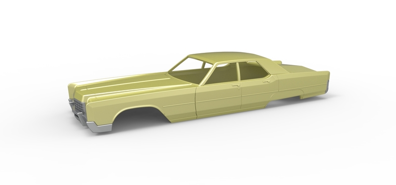 Vintage car Shell of Monster Truck 1:25