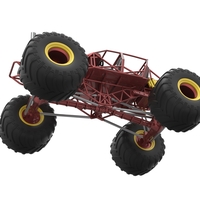 Monster truck base Version 3 Scale 1:25 - Thumbnail 3