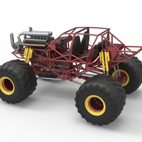 Monster truck base Version 3 Scale 1:25 - Thumbnail 12