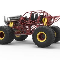 Monster truck base Version 3 Scale 1:25 - Thumbnail 13