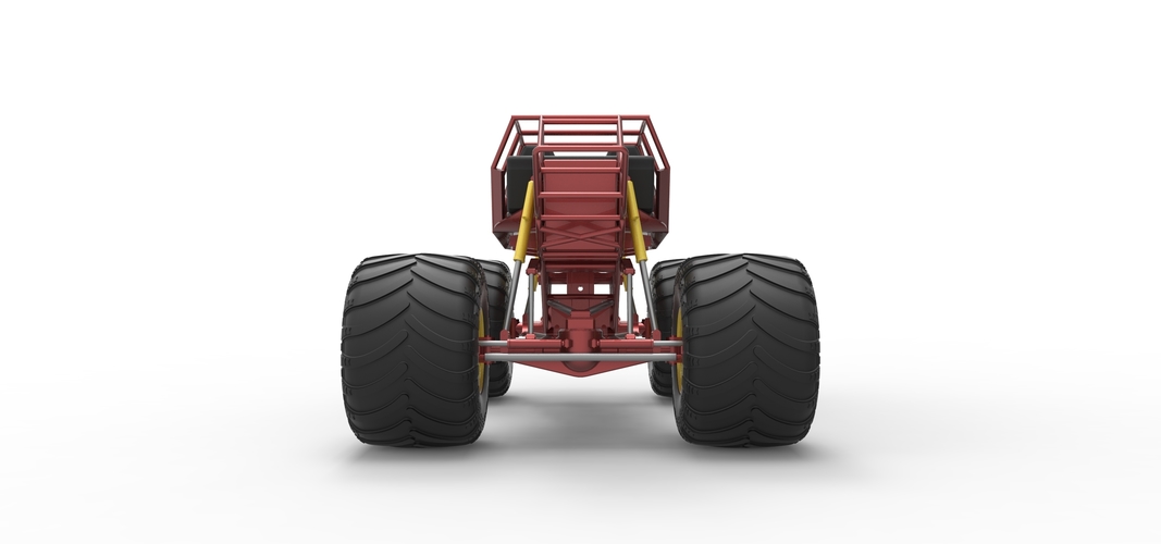 Monster truck base Version 3 Scale 1:25 3D Print 549167