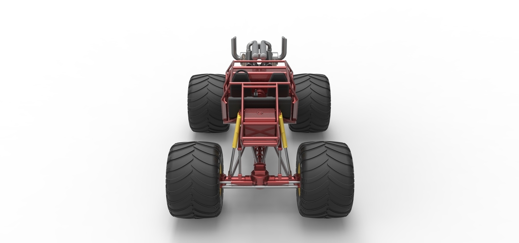 Monster truck base Version 3 Scale 1:25 3D Print 549168