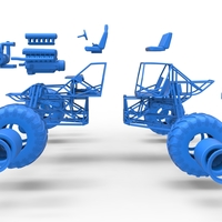 Monster truck base Version 3 Scale 1:25 - Thumbnail 22