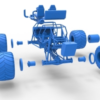 Monster truck base Version 3 Scale 1:25 - Thumbnail 25