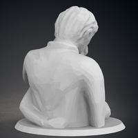 Low Poly Statue - Blessed Family - Thumbnail 7