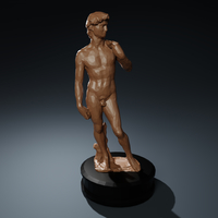 Low Poly David Statue - Thumbnail 1