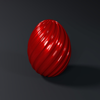 Small Egg Collection nr.1 - Waves 3D Printing 549376