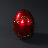 Small Egg Collection nr.7 - Royal Ruby 3D Printing 549382