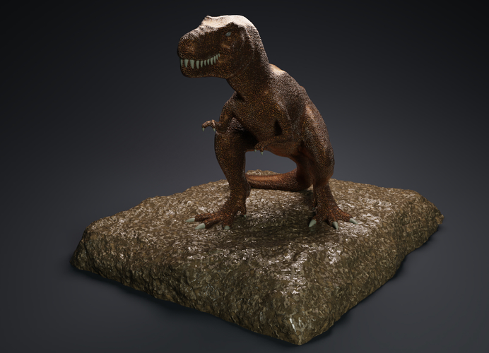 Tyrannosaurus Statue 3D Print 549398