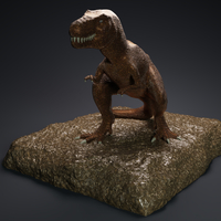 Small Tyrannosaurus Statue 3D Printing 549398