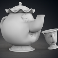 Mrs Potts and Chip - Thumbnail 1