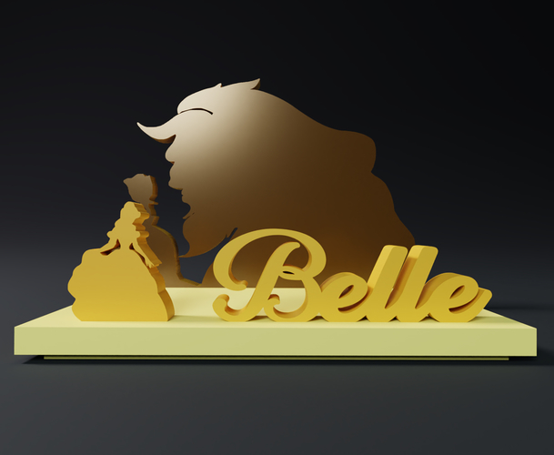 Disney Princess - Belle Box 3D Print 549508