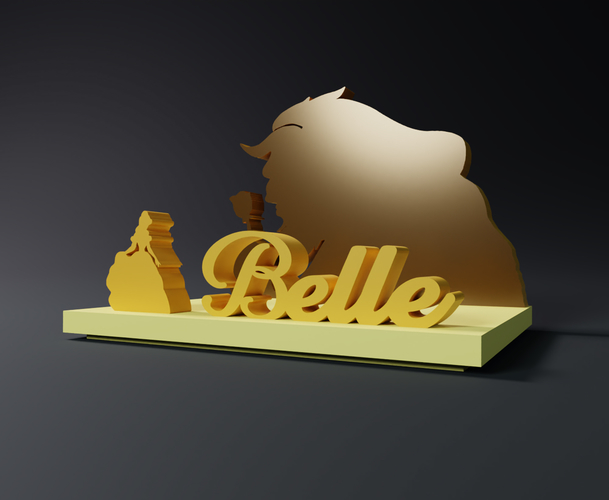 Disney Princess - Belle Box 3D Print 549509