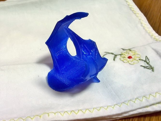 napkin holly ring 3D Print 54951