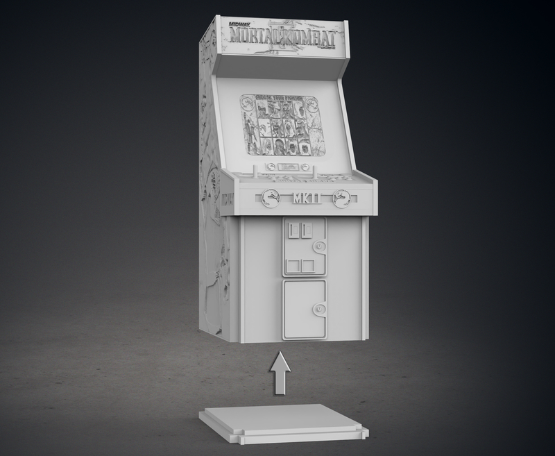MKII Arcade Cabinet - Pinshape
